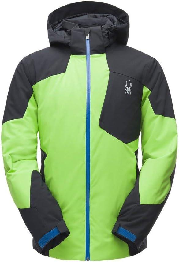 imageSpyder Mens Mens Chambers Goretex Ski JacketVolcanoCloudy Reflective Distress PrtAcid