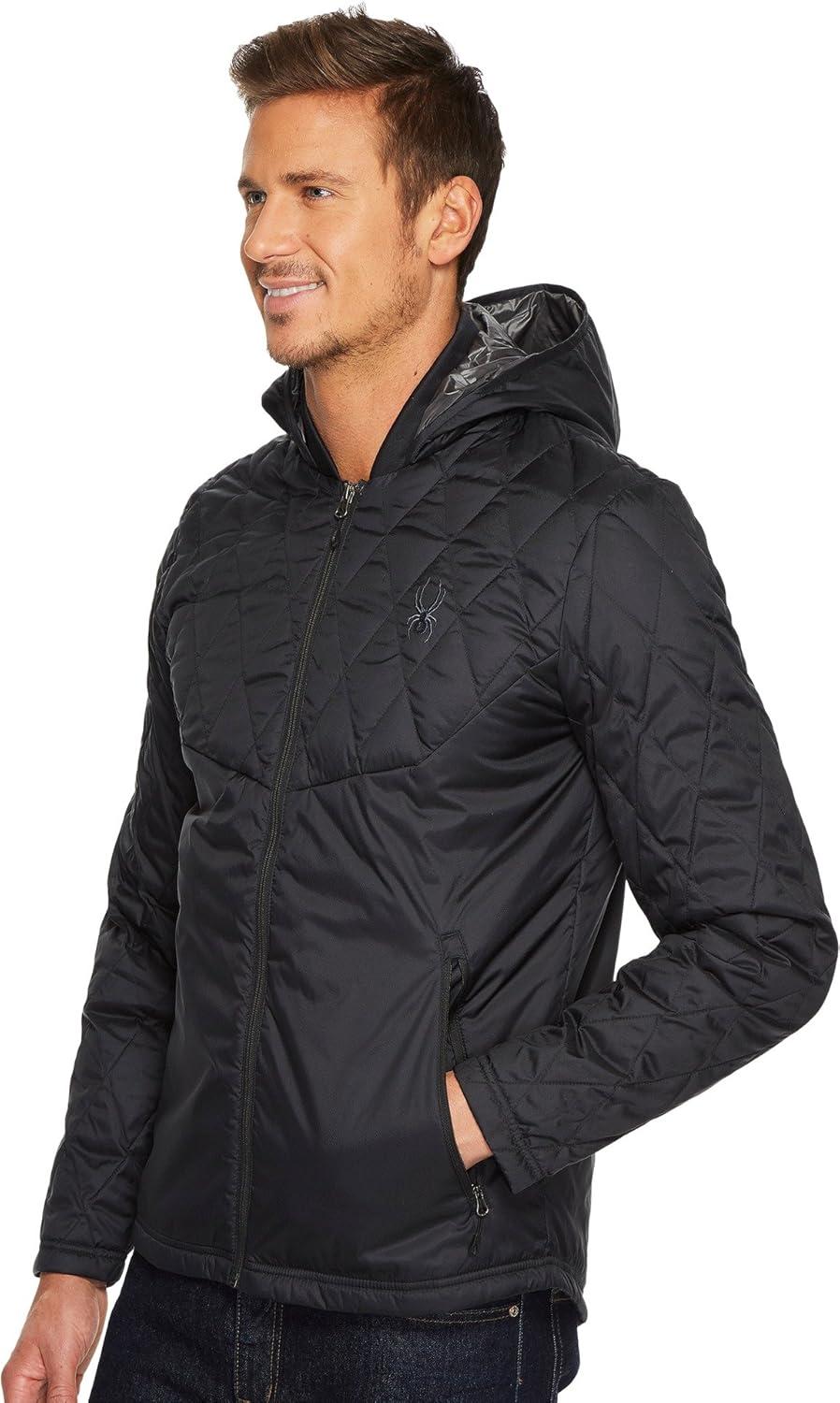 imageSpyder Mens Ouzo Synthetic Down Hoody JacketBlack