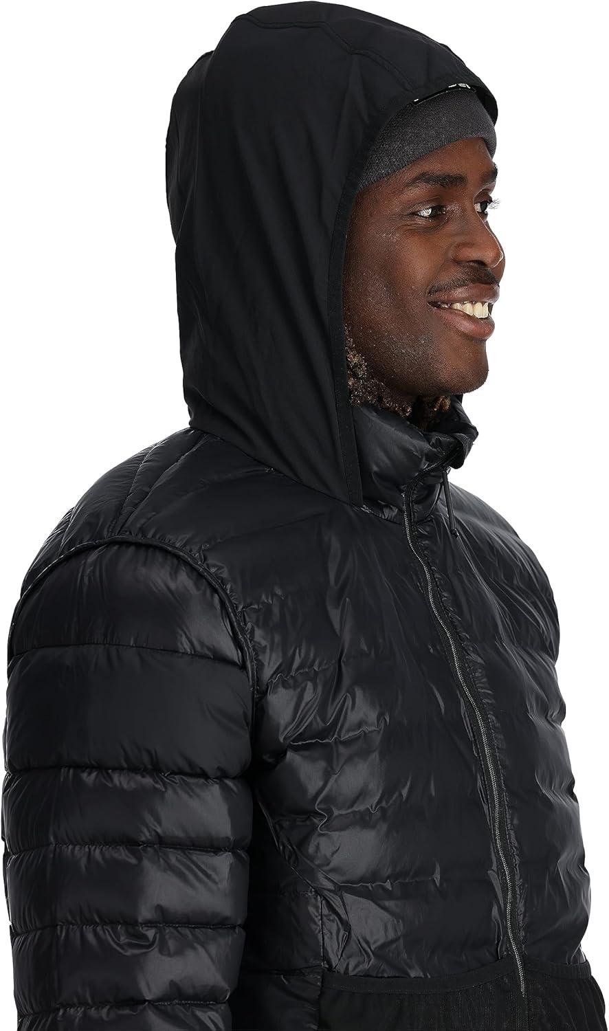 imageSpyder Mens Sanction Hooded Down Packable JacketBlack