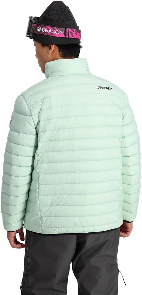 imageSpyder Mens Sanction Hooded Down Packable JacketWintergreen