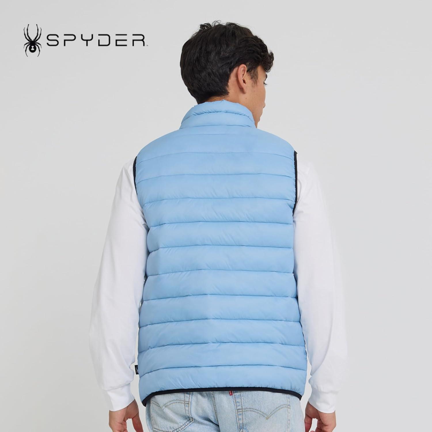 imageSpyder Puffer Vest for Men Lightweight Quilted Outdoor Vest with Pockets Puffer Vest Jacket for Men