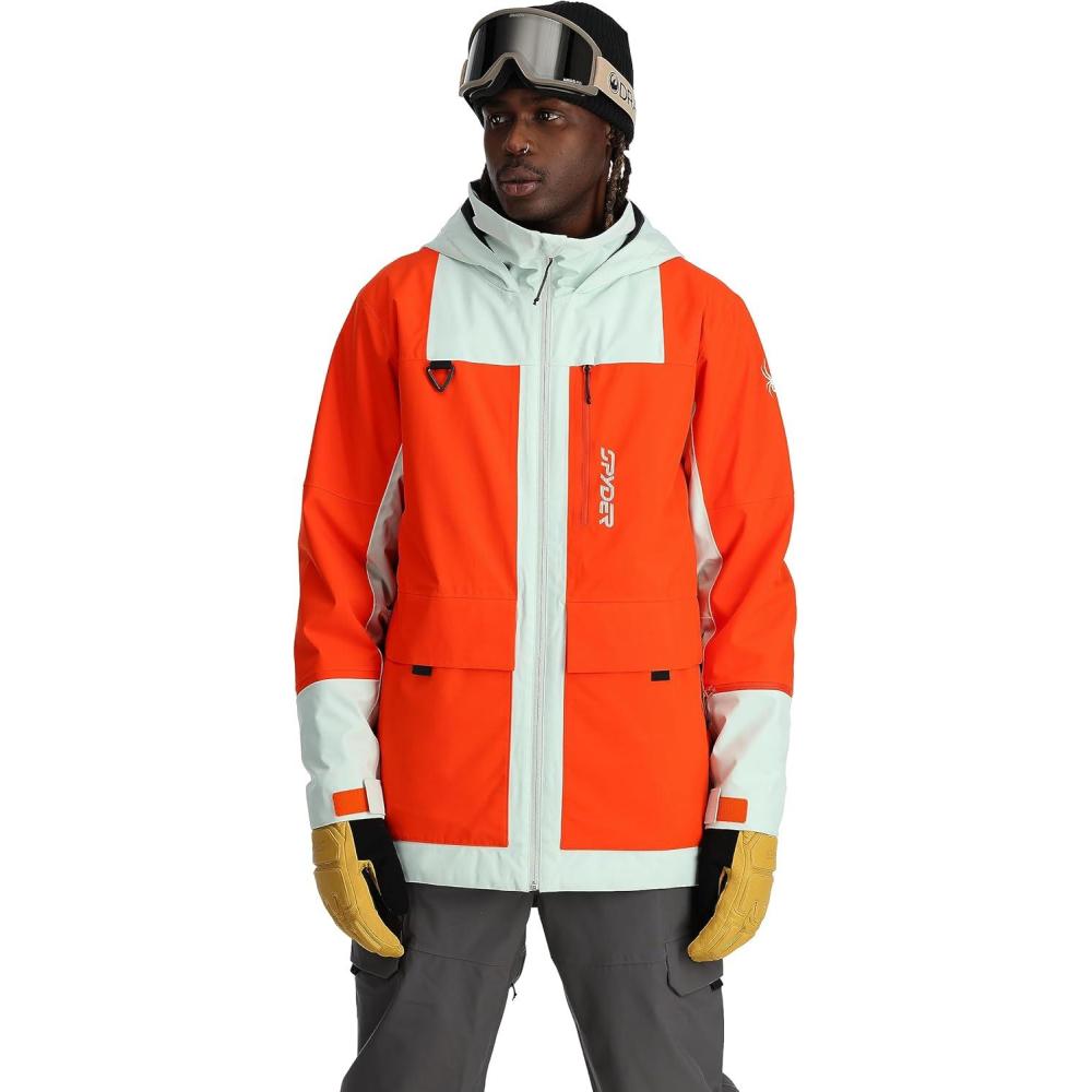 imageSpyder Mens Field Insulated Ski JacketTwisted Orange