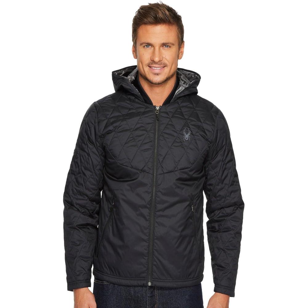 imageSpyder Mens Ouzo Synthetic Down Hoody JacketBlack