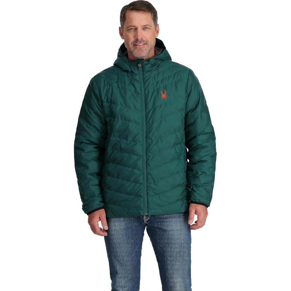 imageSpyder Mens Peak Synthetic Down Insulator JacketCypress Green