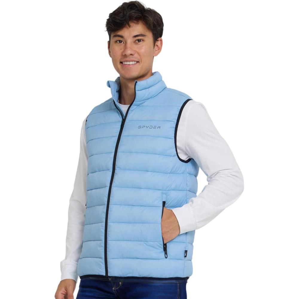 imageSpyder Puffer Vest for Men Lightweight Quilted Outdoor Vest with Pockets Puffer Vest Jacket for Men
