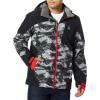 Camo Distress Print/Black/Volcano