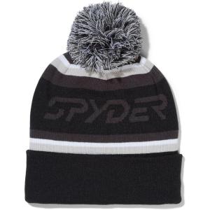 Spyder Mens Icebox Lined Pom Ski Beanie(Black)