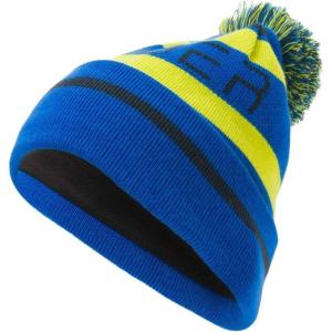 Spyder Mens Icebox Lined Pom Ski Beanie(Turkish Sea/Acid/Frontier)