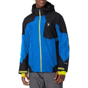 Spyder Men’s Men’s Chambers Gore-tex Ski Jacket(Turkish Sea/Black/Acid)