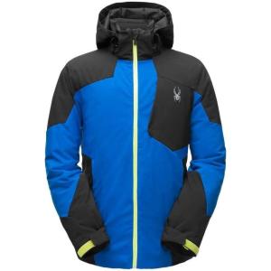 Spyder Men’s Men’s Chambers Gore-tex Ski Jacket(Volcano/Cloudy Reflective Distress Prt/Acid)
