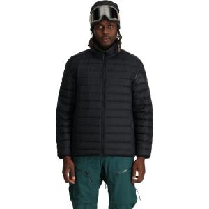 Spyder Men’s Sanction Hooded Down Packable Jacket(Black)