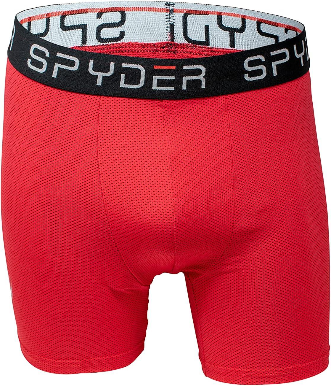 imageSpyder Performance Mesh Mens Boxer Briefs Sports Underwear For MenBlackRedGrey