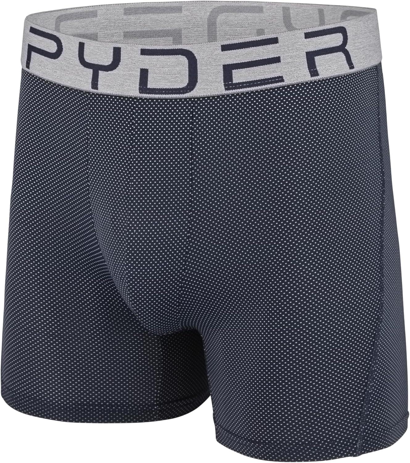 imageSpyder Performance Mesh Mens Boxer Briefs Sports Underwear For MenGreenBlackBlueNavy
