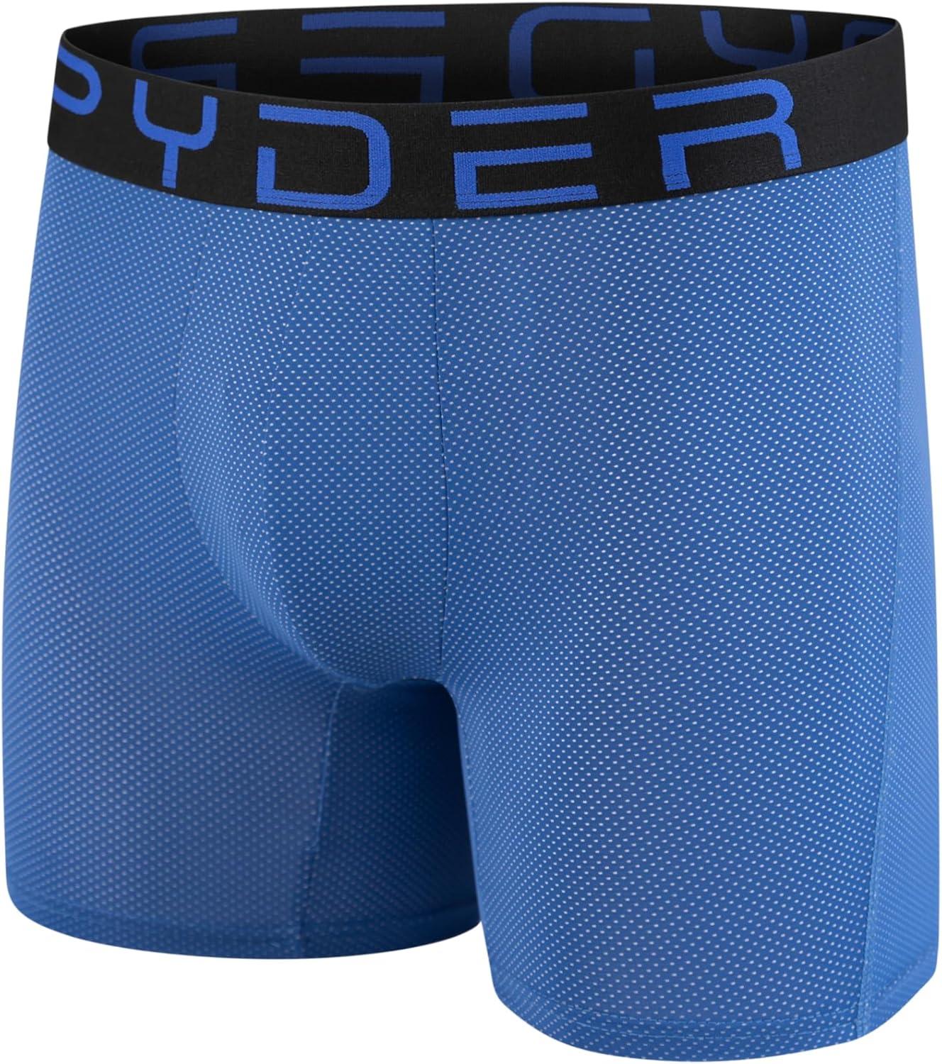 imageSpyder Performance Mesh Mens Boxer Briefs Sports Underwear For MenRedBlueHunter GreenBlack
