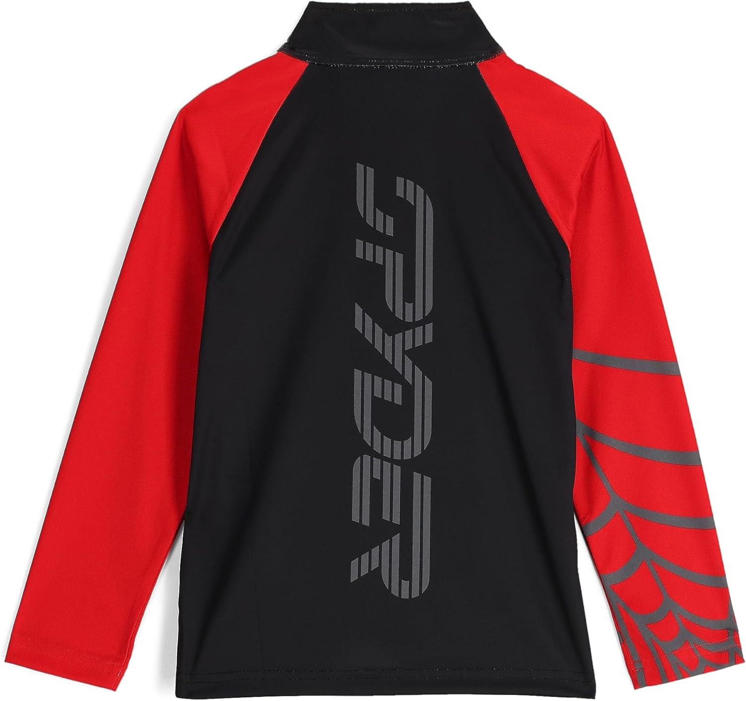 imageSpyder Boys Bug Half Zip TNeckVolcano