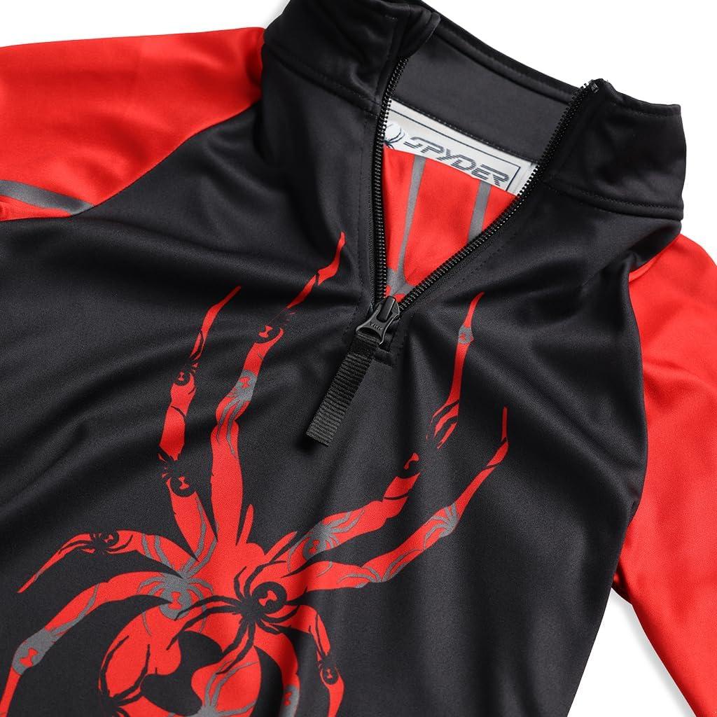 imageSpyder Boys Bug Half Zip TNeckVolcano