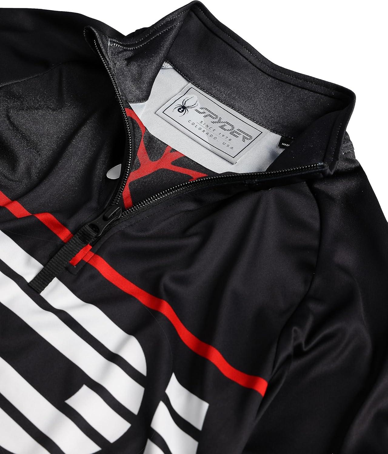 imageSpyder Boys Web Half Zip TNeckBlack