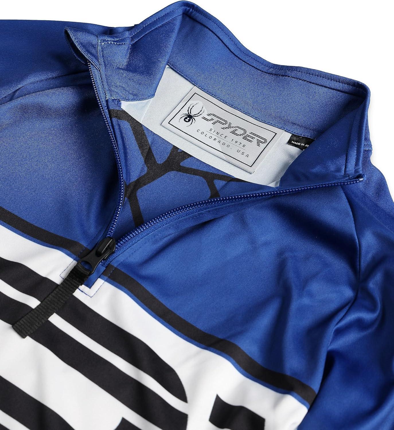 imageSpyder Boys Web Half Zip TNeckElectric Blue