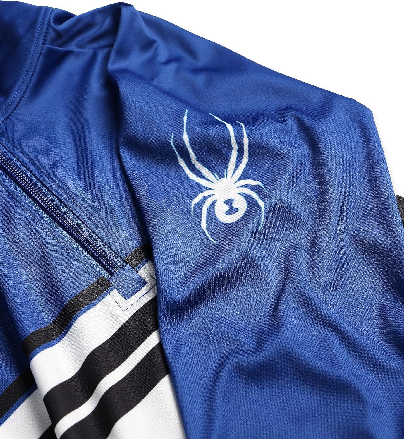 imageSpyder Boys Web Half Zip TNeckElectric Blue