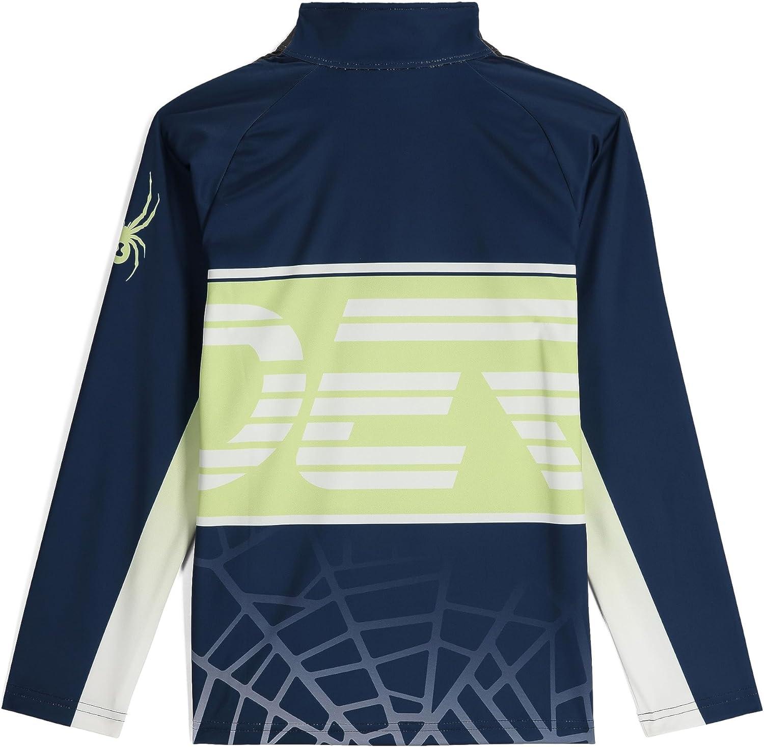 imageSpyder Boys Web Half Zip TNeckTrue Navy