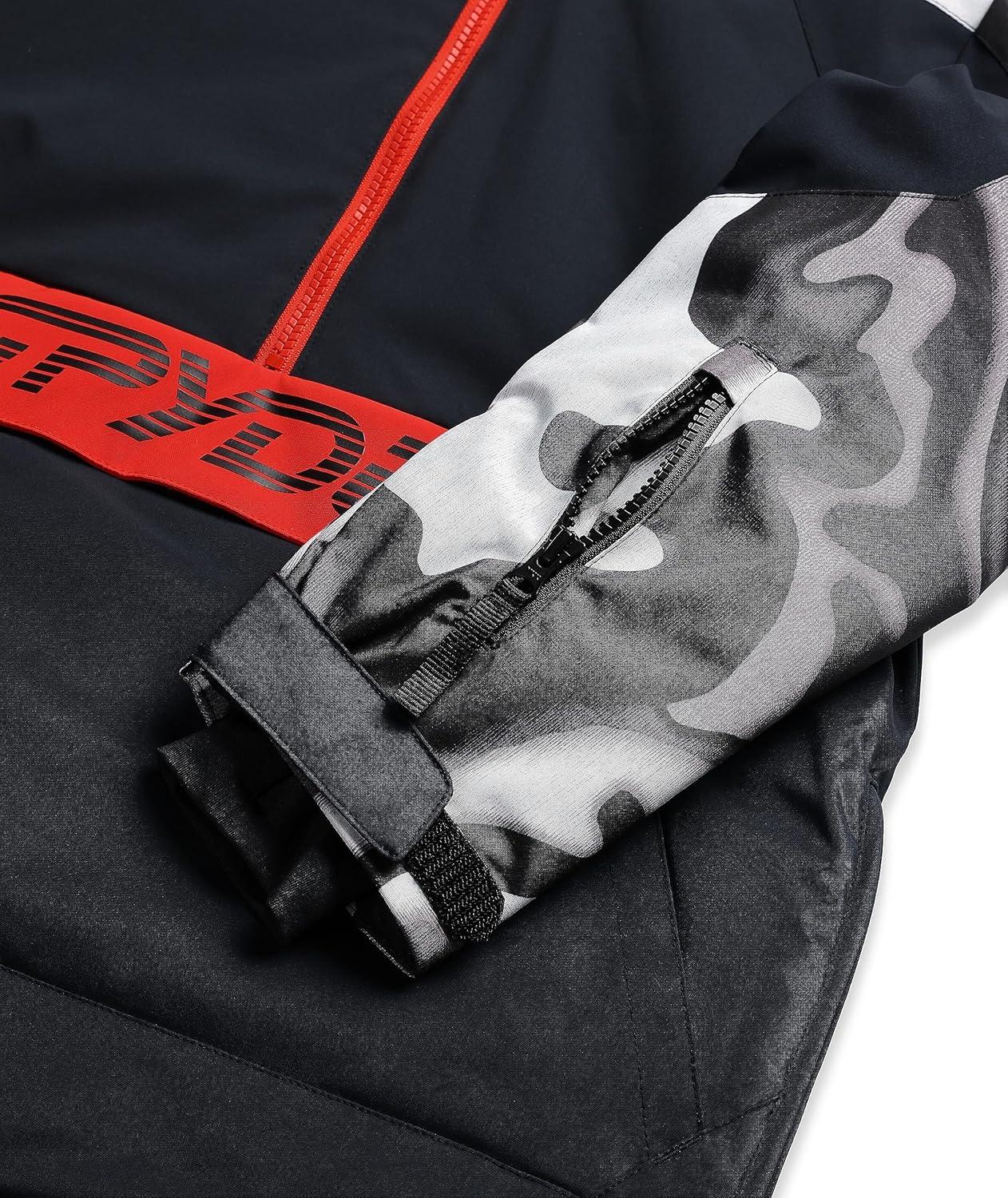 imageSpyder Boys Youth Jasper AnorakBlack Combo