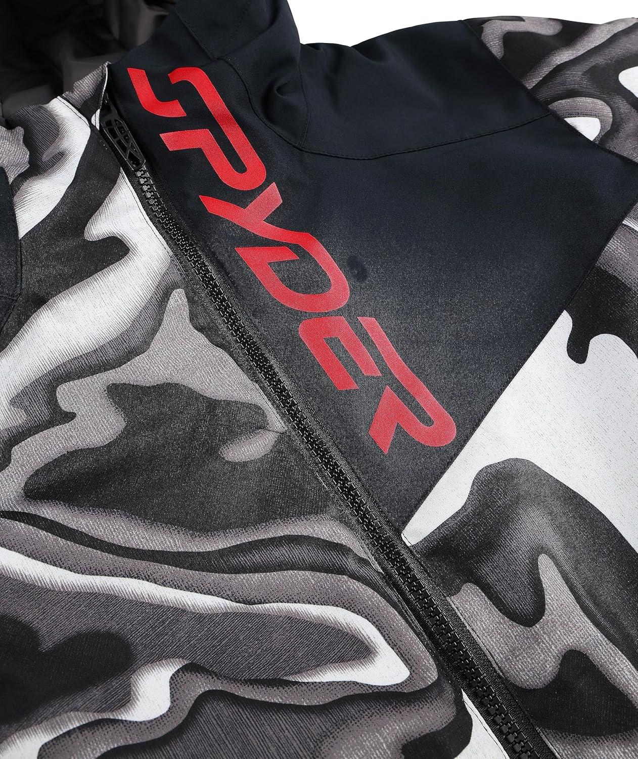 imageSpyder Boys Youth Jupiter Ski SnowsuitBlack Combo