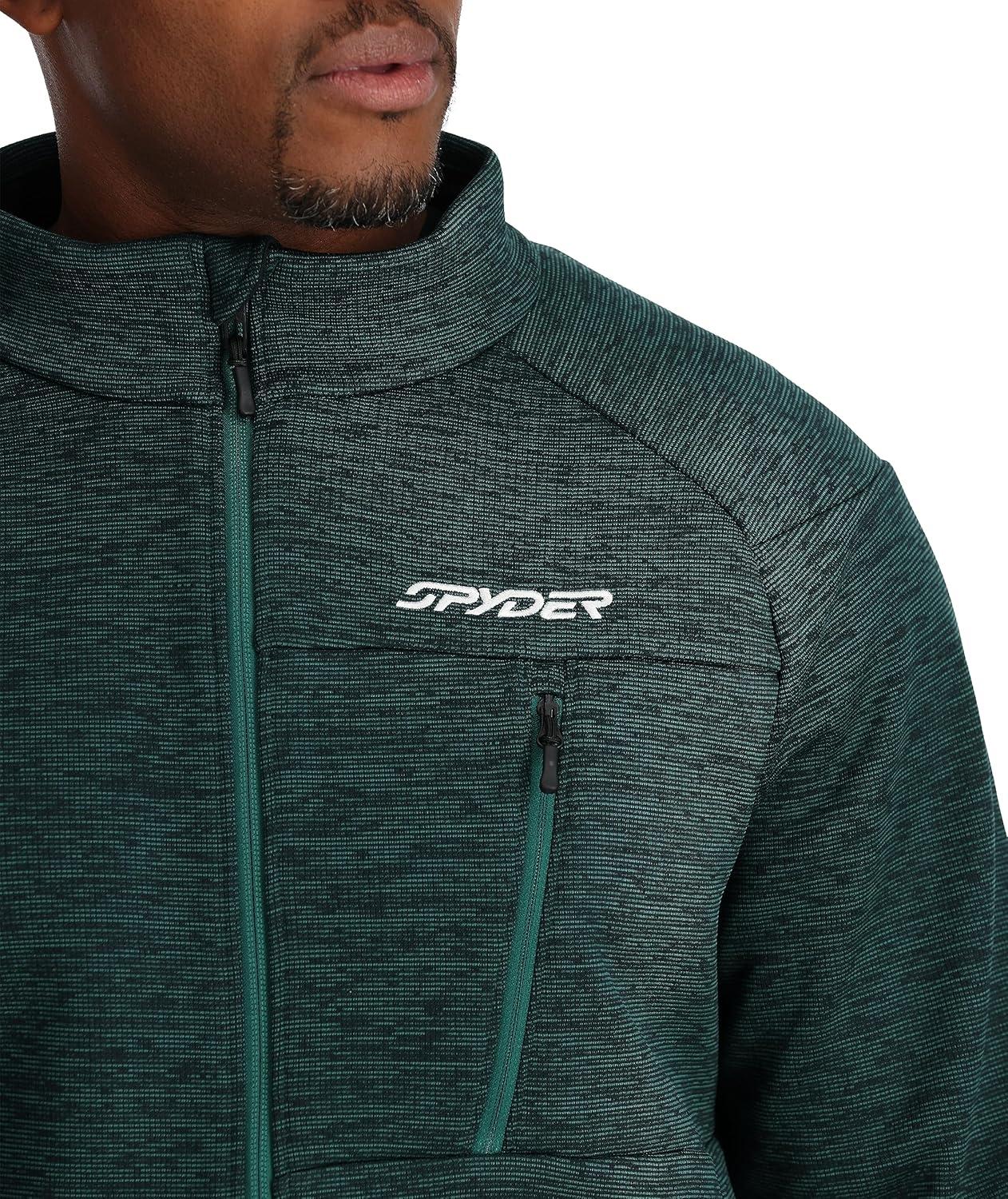 imageSpyder Mens Encore Fleece Jacket Full ZipCypress Green