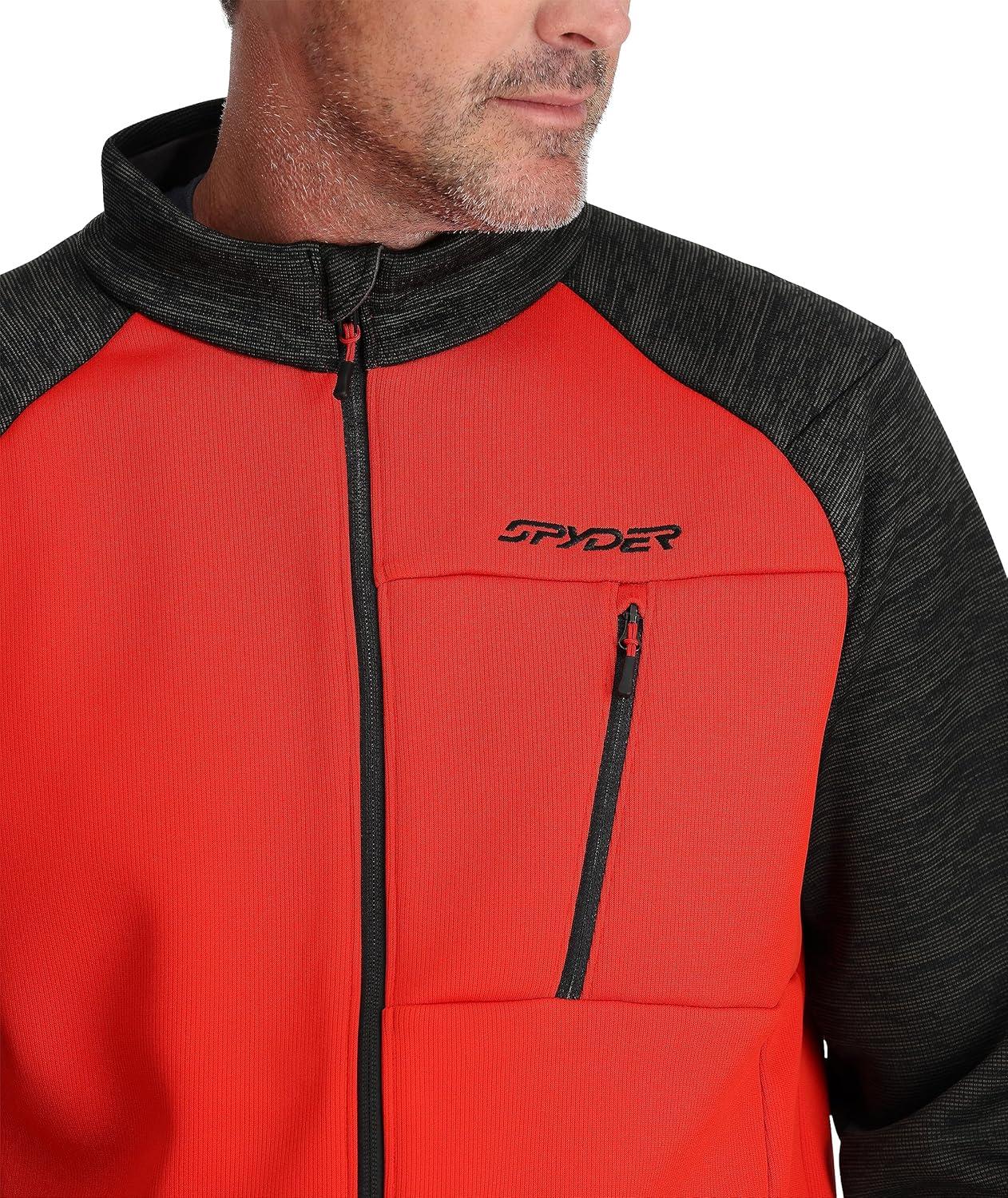 imageSpyder Mens Encore Fleece Jacket Full ZipVolcano