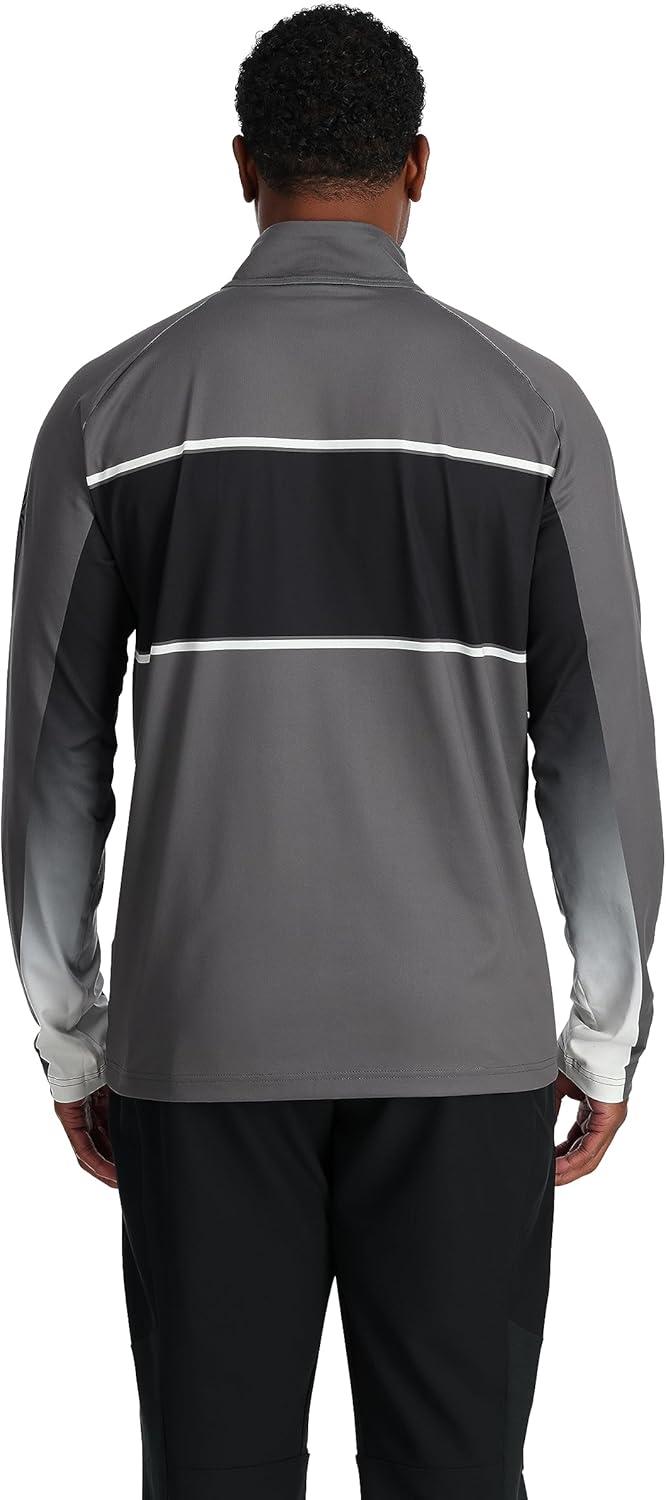 imageSpyder Mens Paramount Zip TNeck MidLayer MensPolar