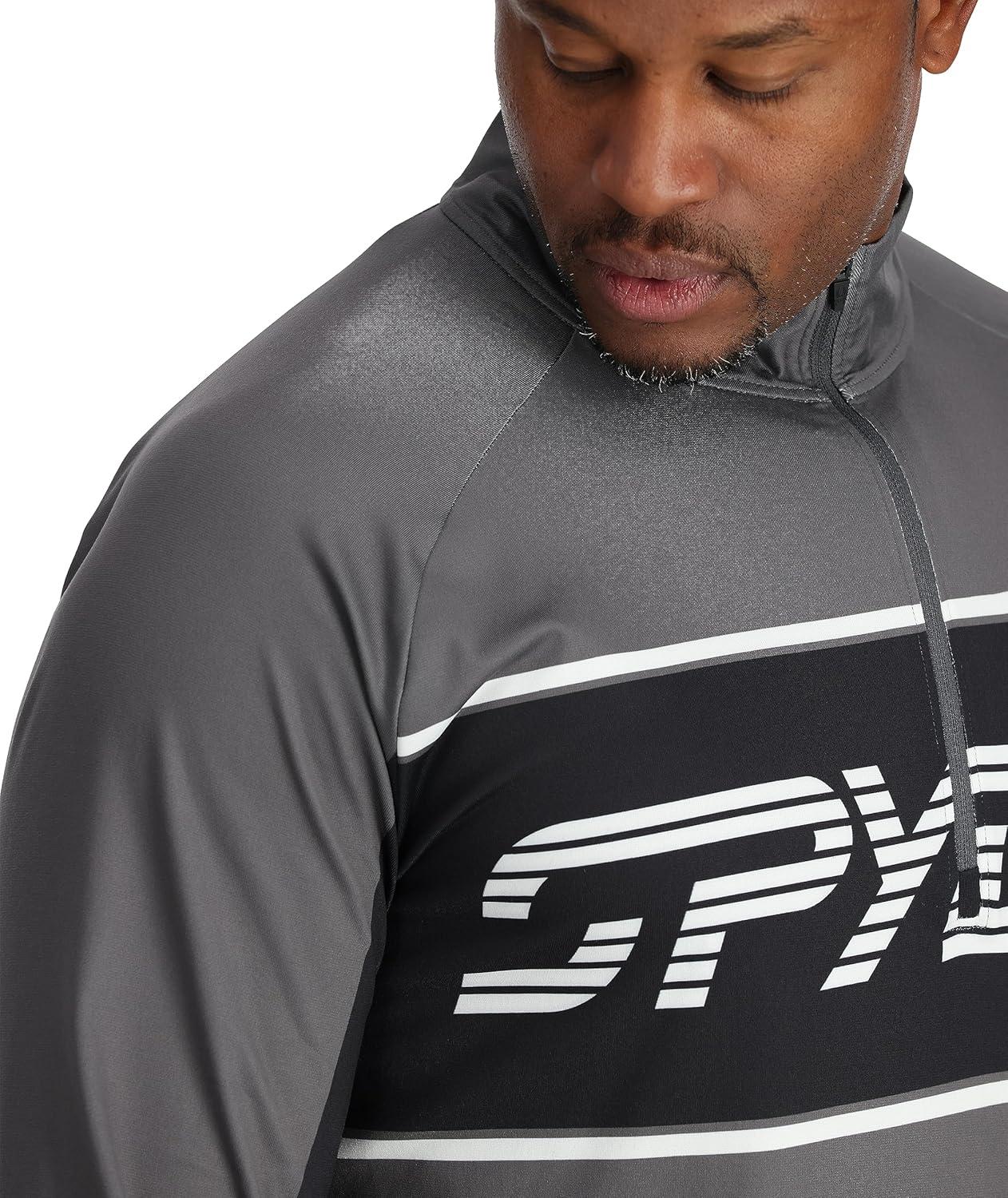 imageSpyder Mens Paramount Zip TNeck MidLayer MensPolar