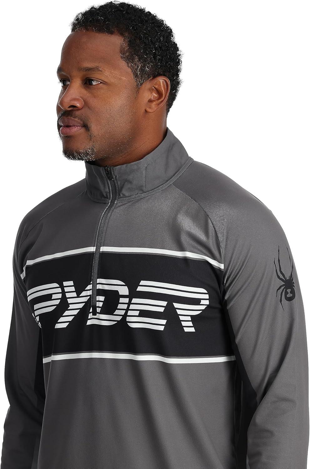 imageSpyder Mens Paramount Zip TNeck MidLayer MensPolar