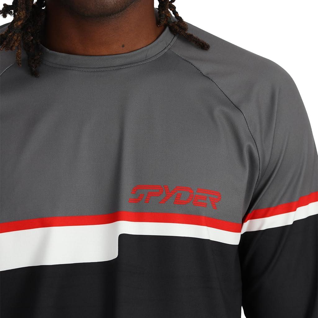 imageSpyder Mens Pump Crew Long Sleeve Shirt