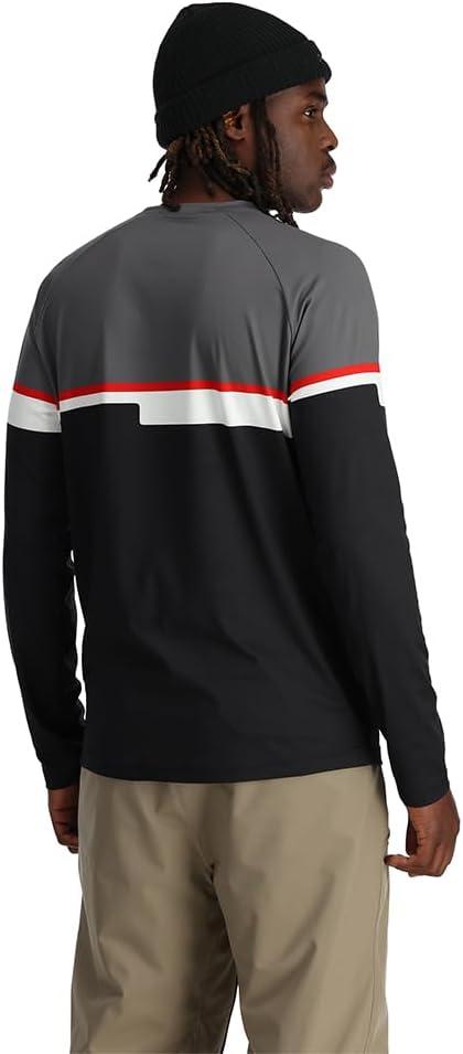 imageSpyder Mens Pump Crew Long Sleeve Shirt