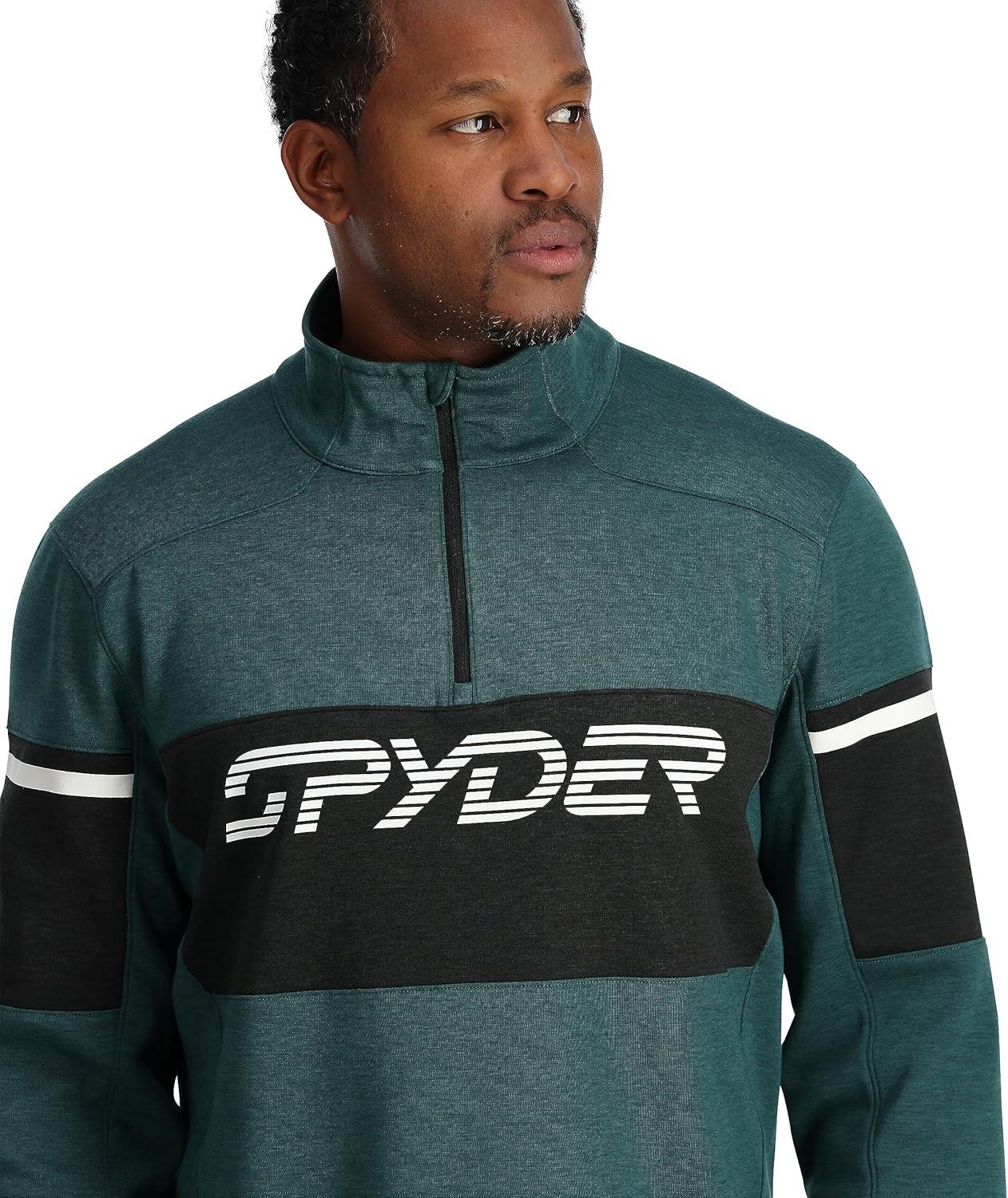 imageSpyder Mens Speed Half Zip Fleece JacketCypress Green