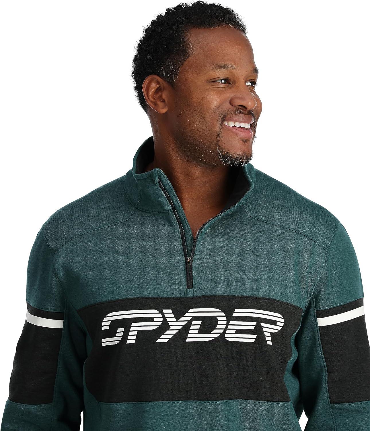 imageSpyder Mens Speed Half Zip Fleece JacketCypress Green