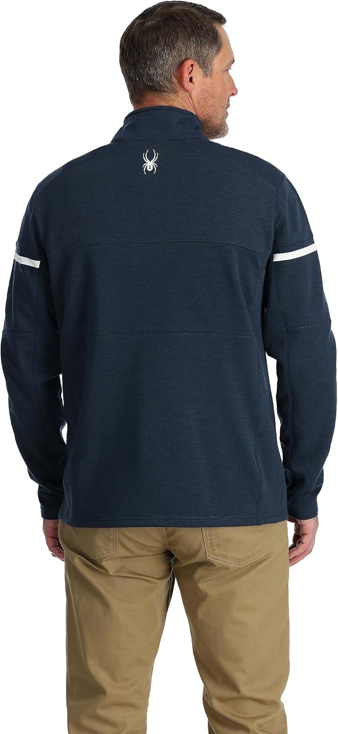 imageSpyder Mens Speed Half Zip Fleece JacketTrue Navy