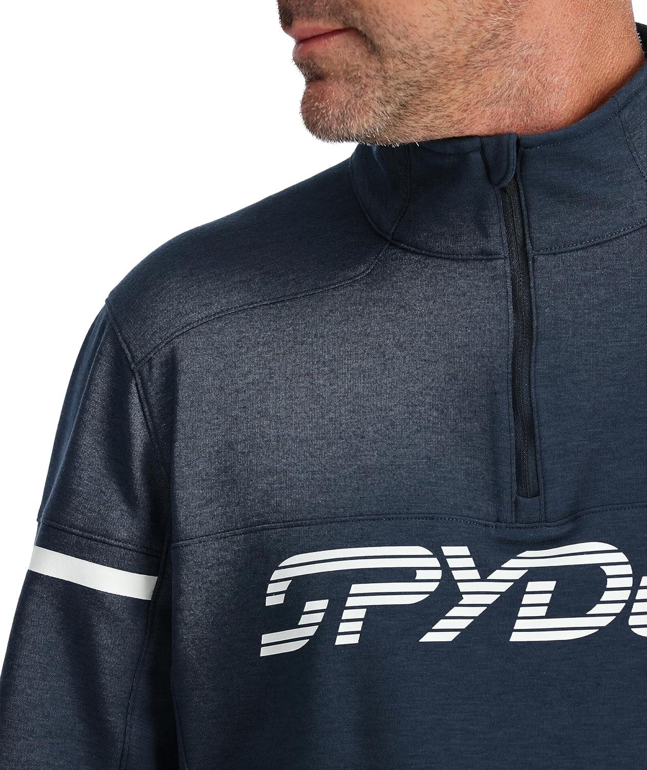 imageSpyder Mens Speed Half Zip Fleece JacketTrue Navy