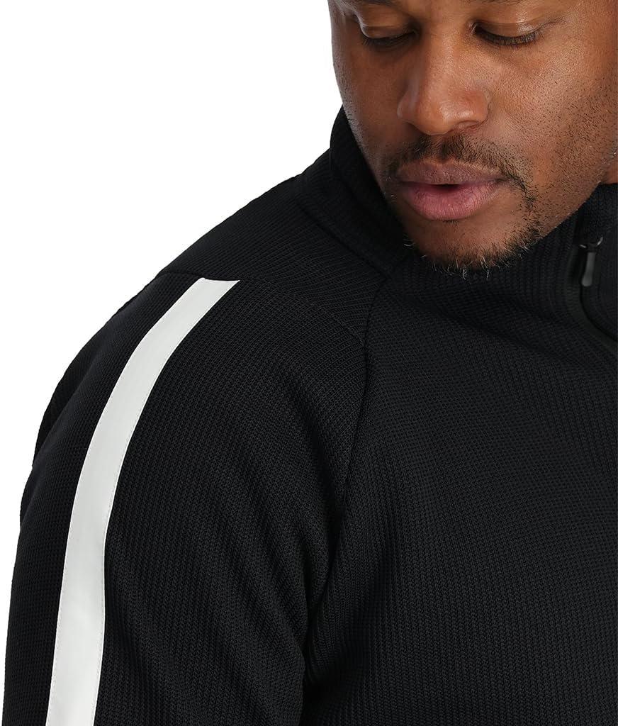 imageSpyder Mens Spyder Bandit Wengen Full Zip Fleece JacketBlack