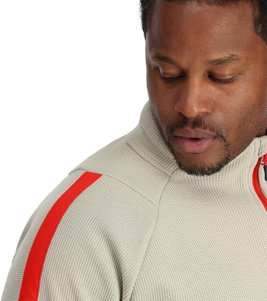 imageSpyder Mens Spyder Bandit Wengen Full Zip Fleece JacketSandstorm