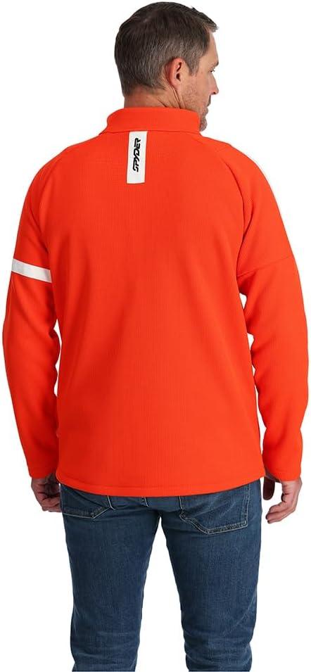 imageSpyder Mens Spyder Bandit Wengen Full Zip Fleece JacketTwisted Orange