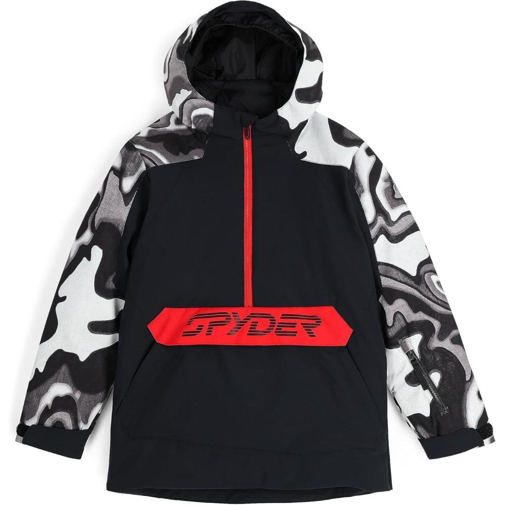 imageSpyder Boys Youth Jasper AnorakBlack Combo