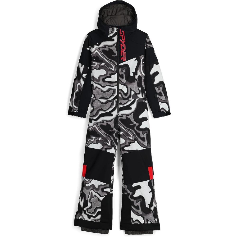 imageSpyder Boys Youth Jupiter Ski SnowsuitBlack Combo