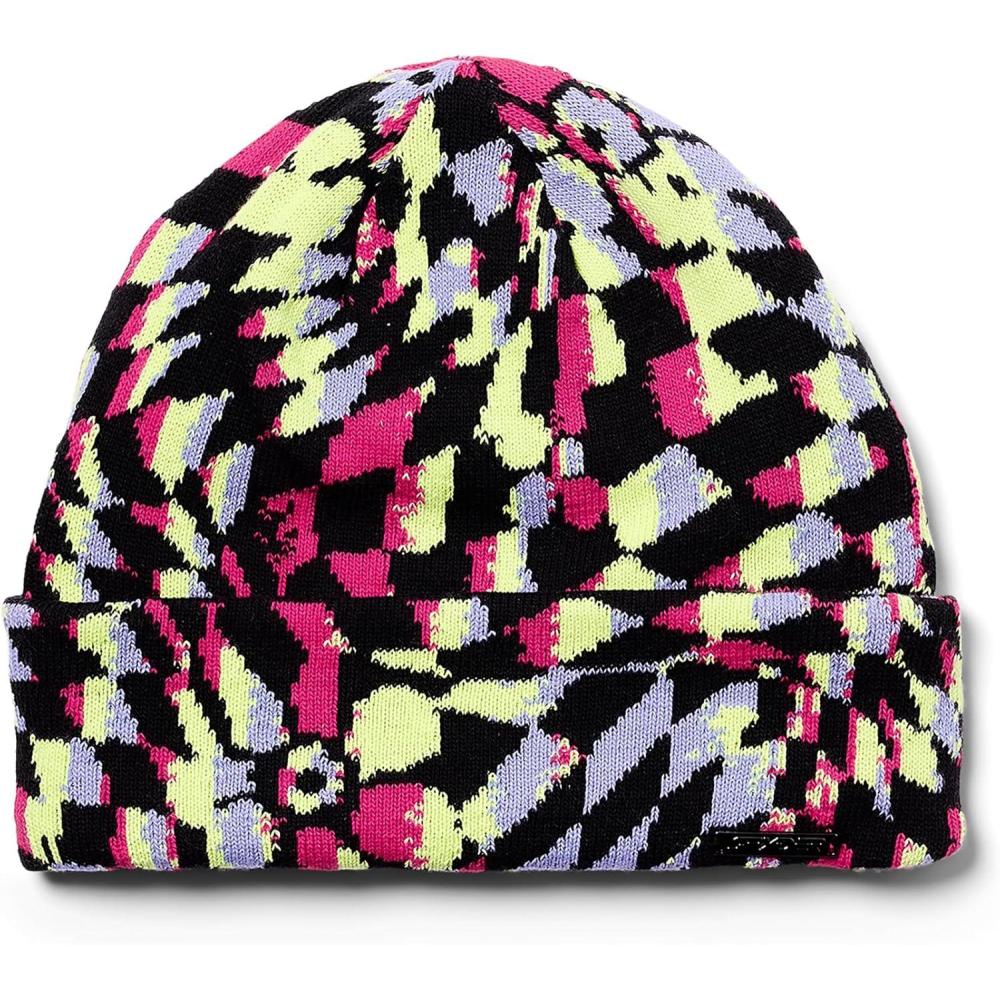 imageSpyder Girls Check Floral Beanie Hat