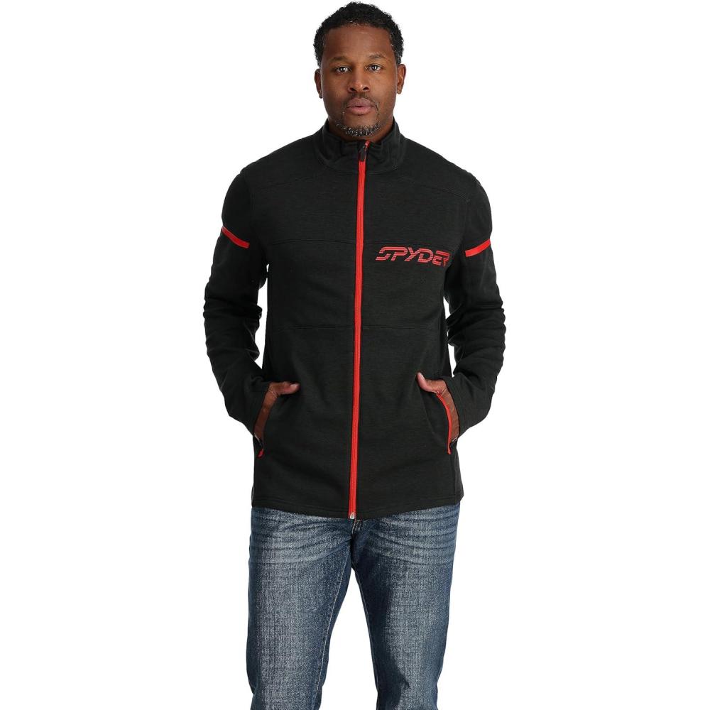 imageSpyder Mens Speed Full Zip Fleece JacketBlack