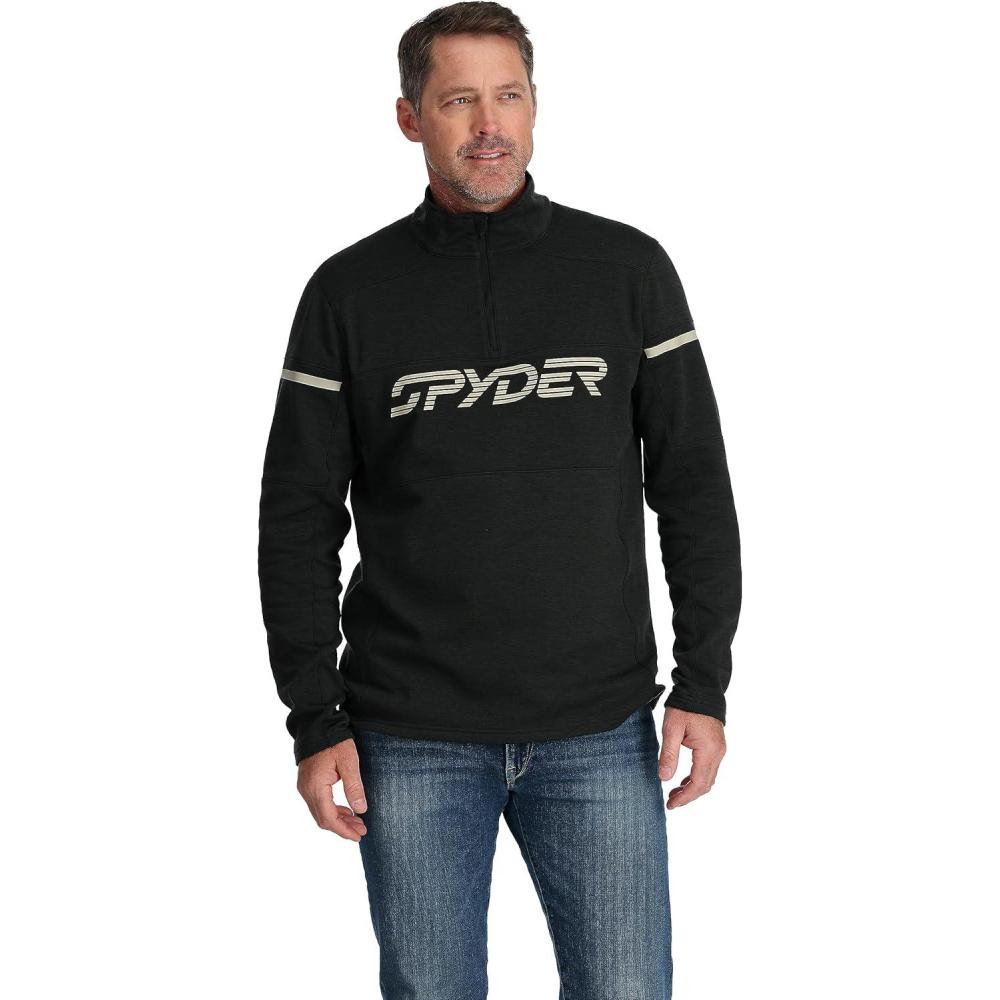 imageSpyder Mens Speed Half Zip Fleece JacketBlack