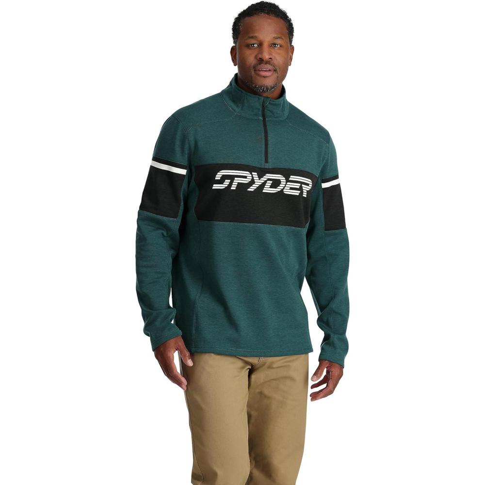 imageSpyder Mens Speed Half Zip Fleece JacketCypress Green