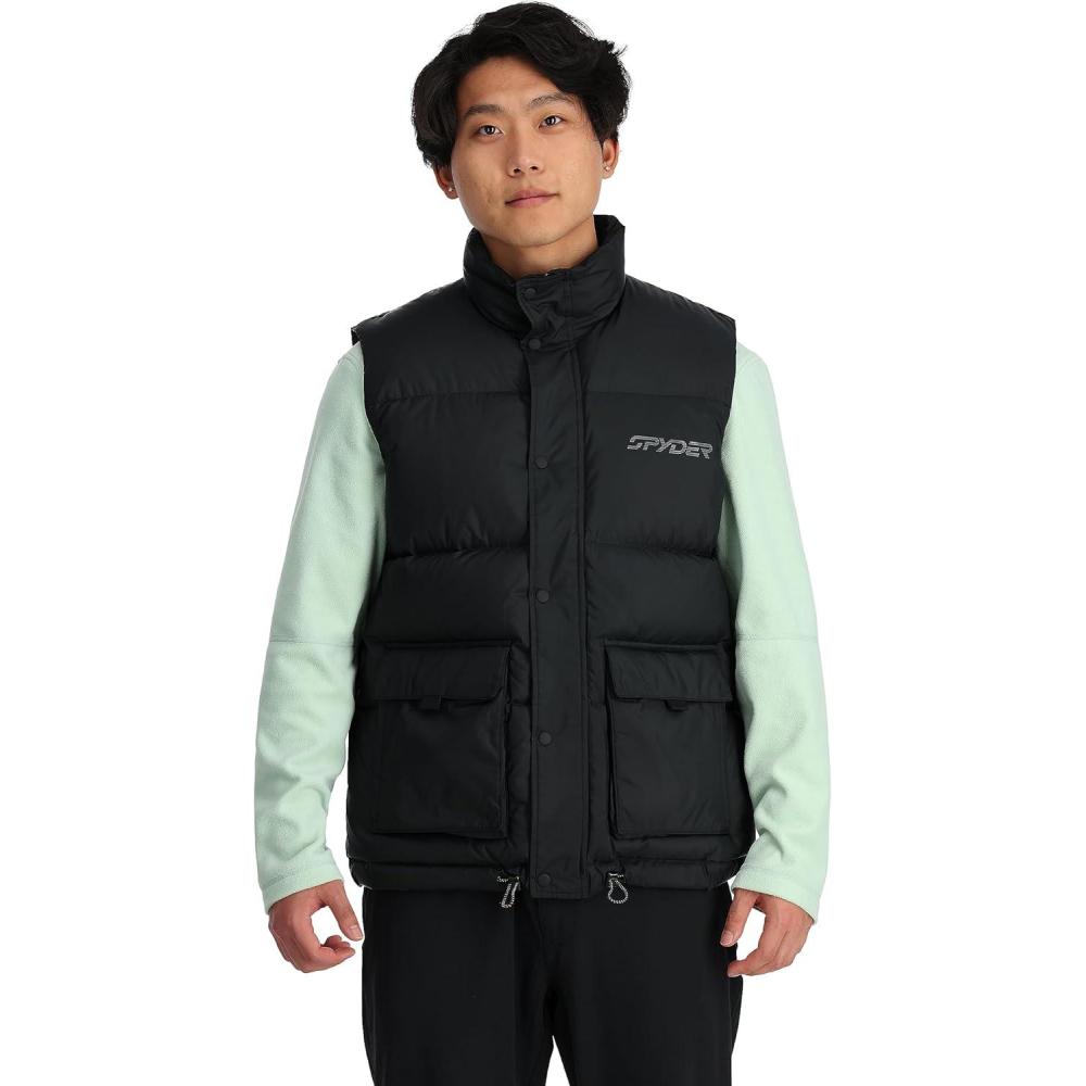 imageSpyder Mens Windom Down VestBlack
