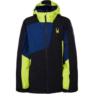 Spyder Boys’ Ambush Insulated Ski Jacket(Black Abyss)