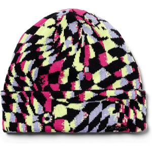 Spyder Girls Check Floral Beanie Hat