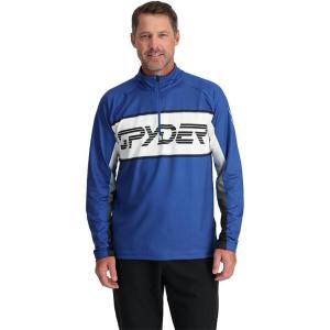 Spyder Men’s Paramount Zip T-Neck Mid-Layer Mens(Electric Blue)